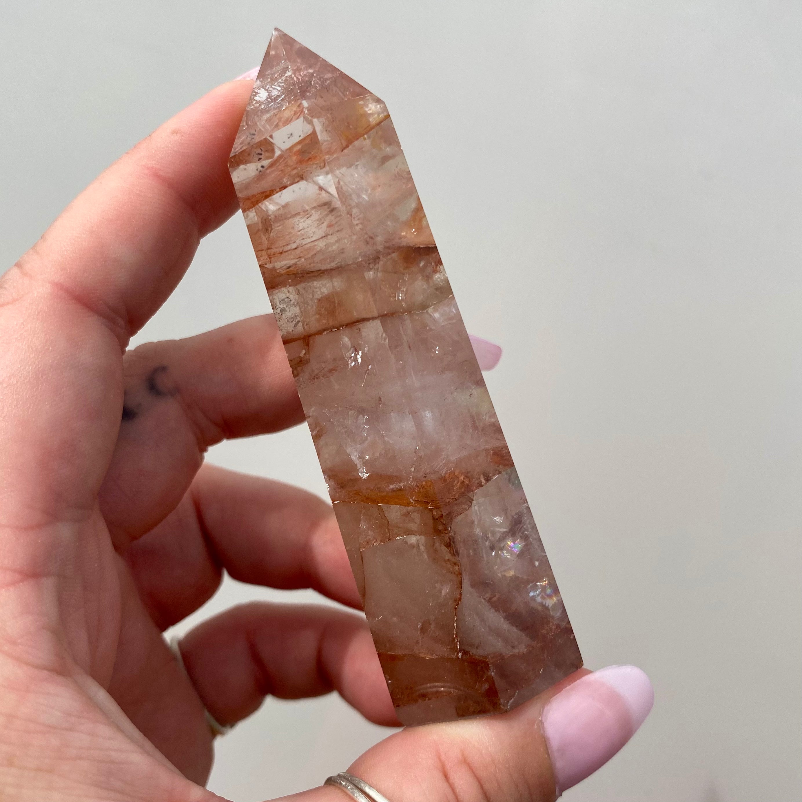 Hematoid Quartz Point