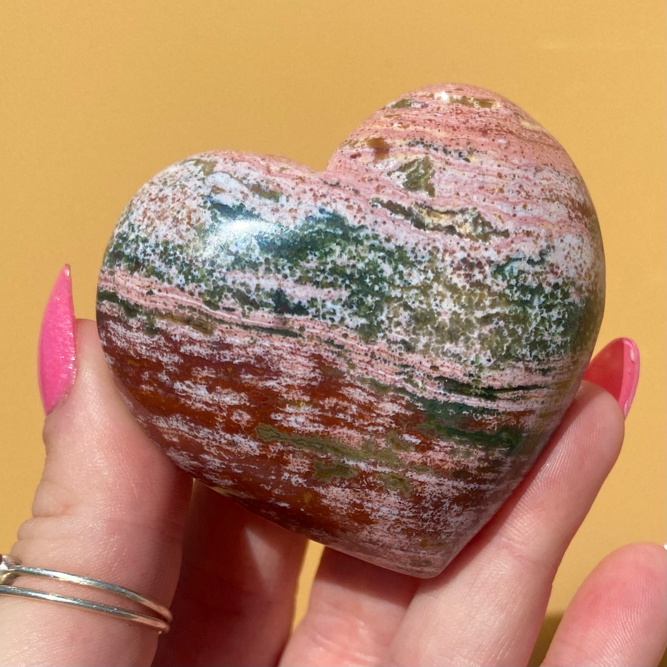 Ocean Jasper Heart