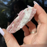 Load image into Gallery viewer, Pink Tourmalinated Quartz - Ruby&#39;s Minerals
