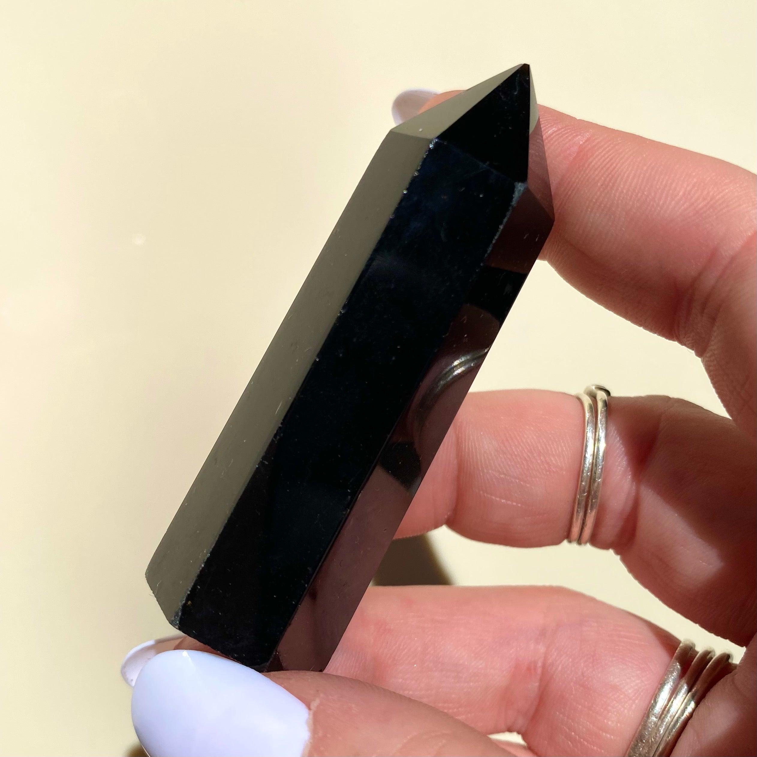Obsidian Point - Ruby's Minerals