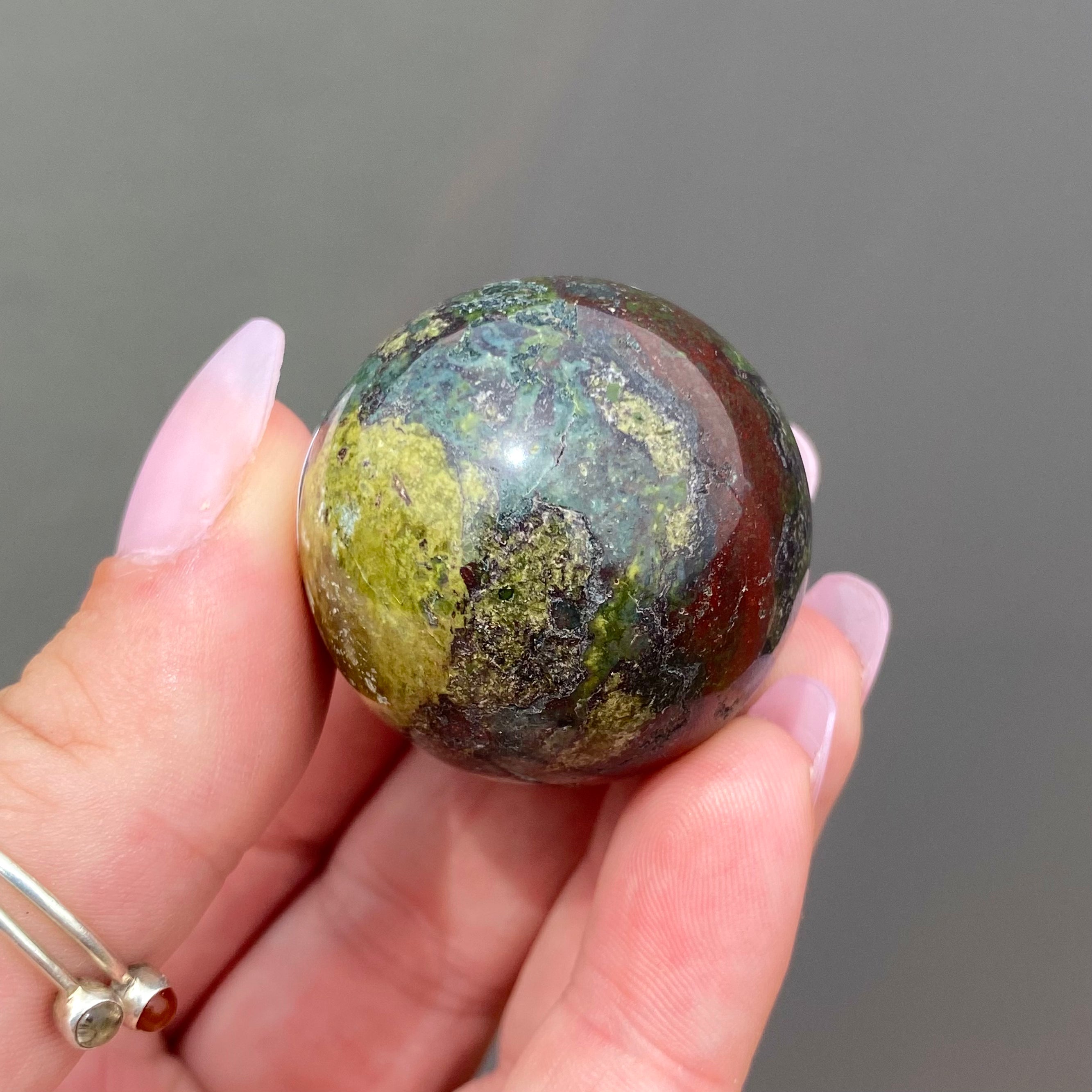 Dragon Bloodstone Sphere
