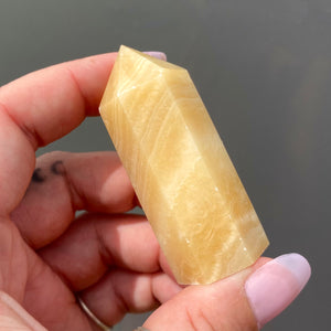 Yellow Calcite Point