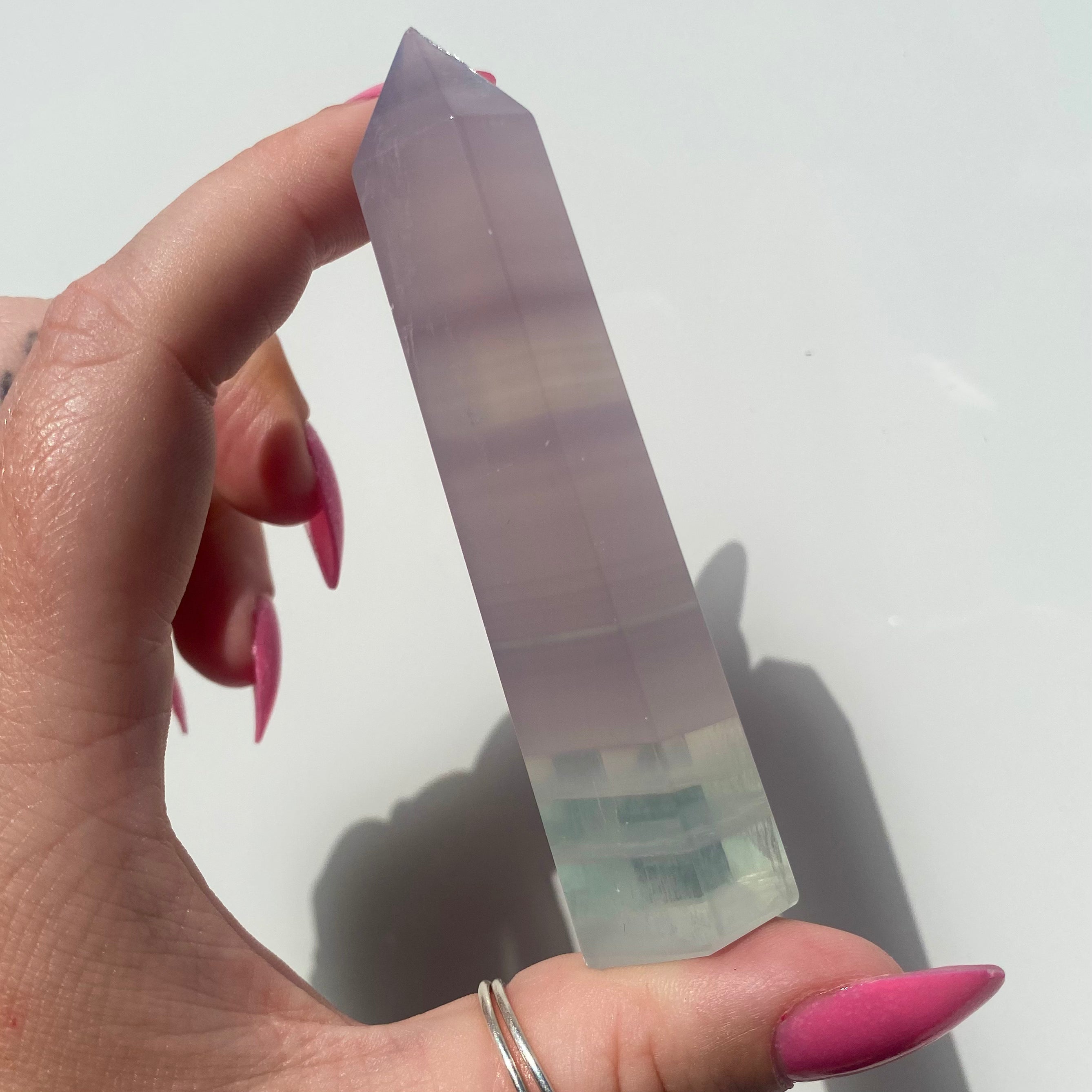 Lavender Fluorite Point