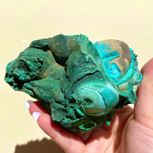 Malachite with Chrysocolla - Ruby's Minerals