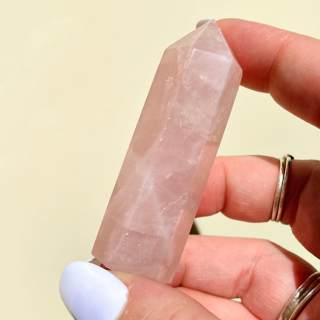 Rose Quartz Point - Ruby's Minerals