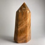 Load image into Gallery viewer, Peach Moonstone Point - Ruby&#39;s Minerals
