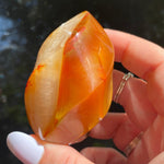 Load image into Gallery viewer, Carnelian Flame - Ruby&#39;s Minerals
