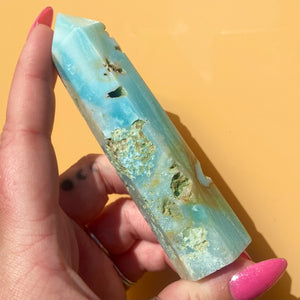 Blue Aragonite Point