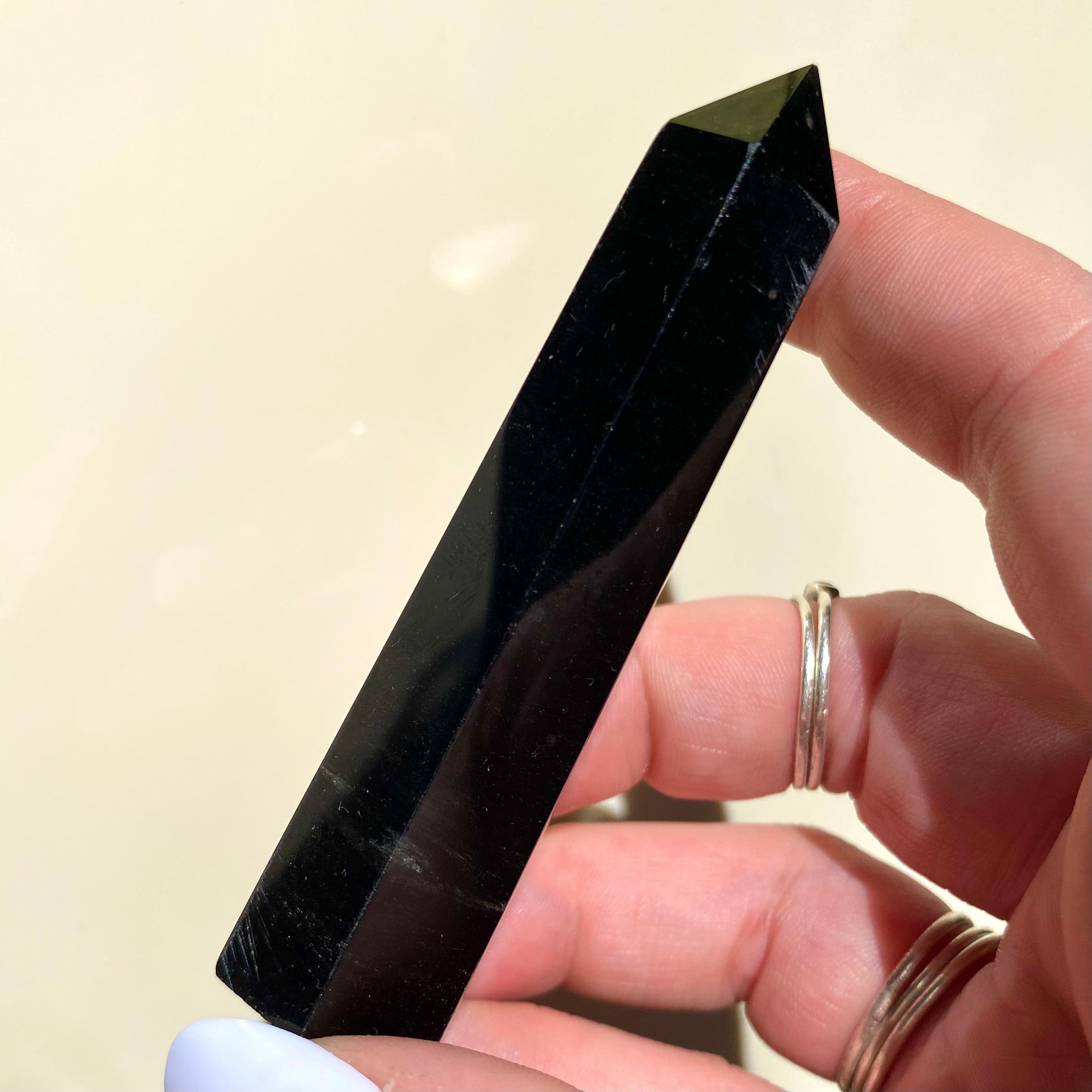 Obsidian Point - Ruby's Minerals