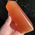 Load image into Gallery viewer, Honey Calcite Tower - Ruby&#39;s Minerals

