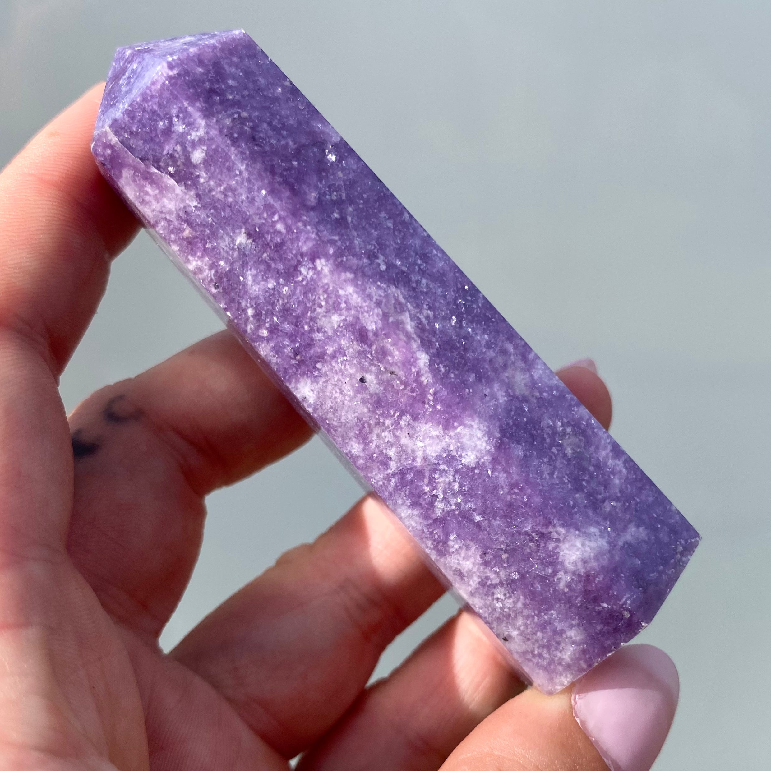Lepidolite Point