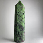 Load image into Gallery viewer, Ruby In Zoisite Point - Ruby&#39;s Minerals
