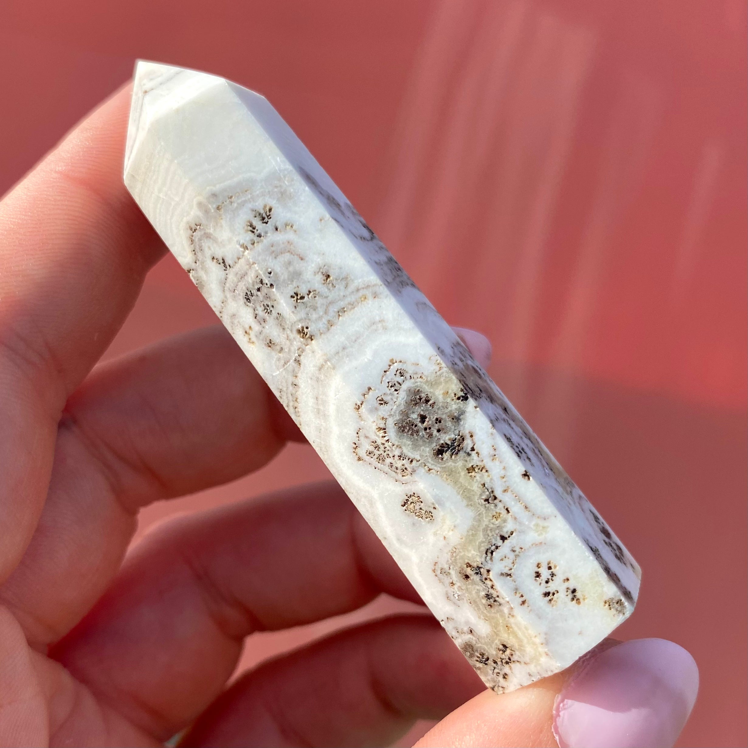 Dendritic Calcite Point