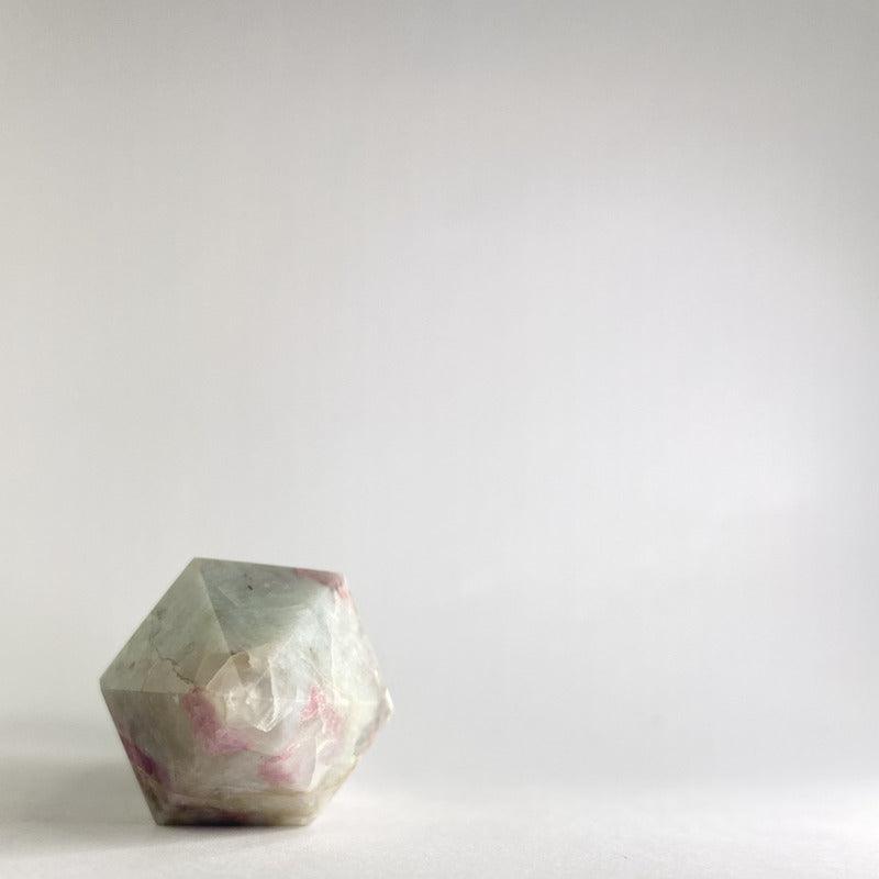 Pink Tourmalinated Quartz Point - Ruby's Minerals