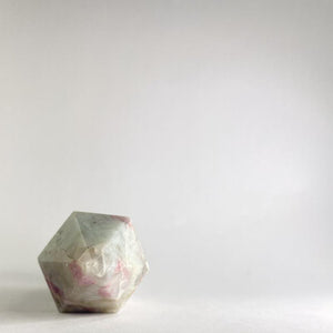 Pink Tourmalinated Quartz Point - Ruby's Minerals