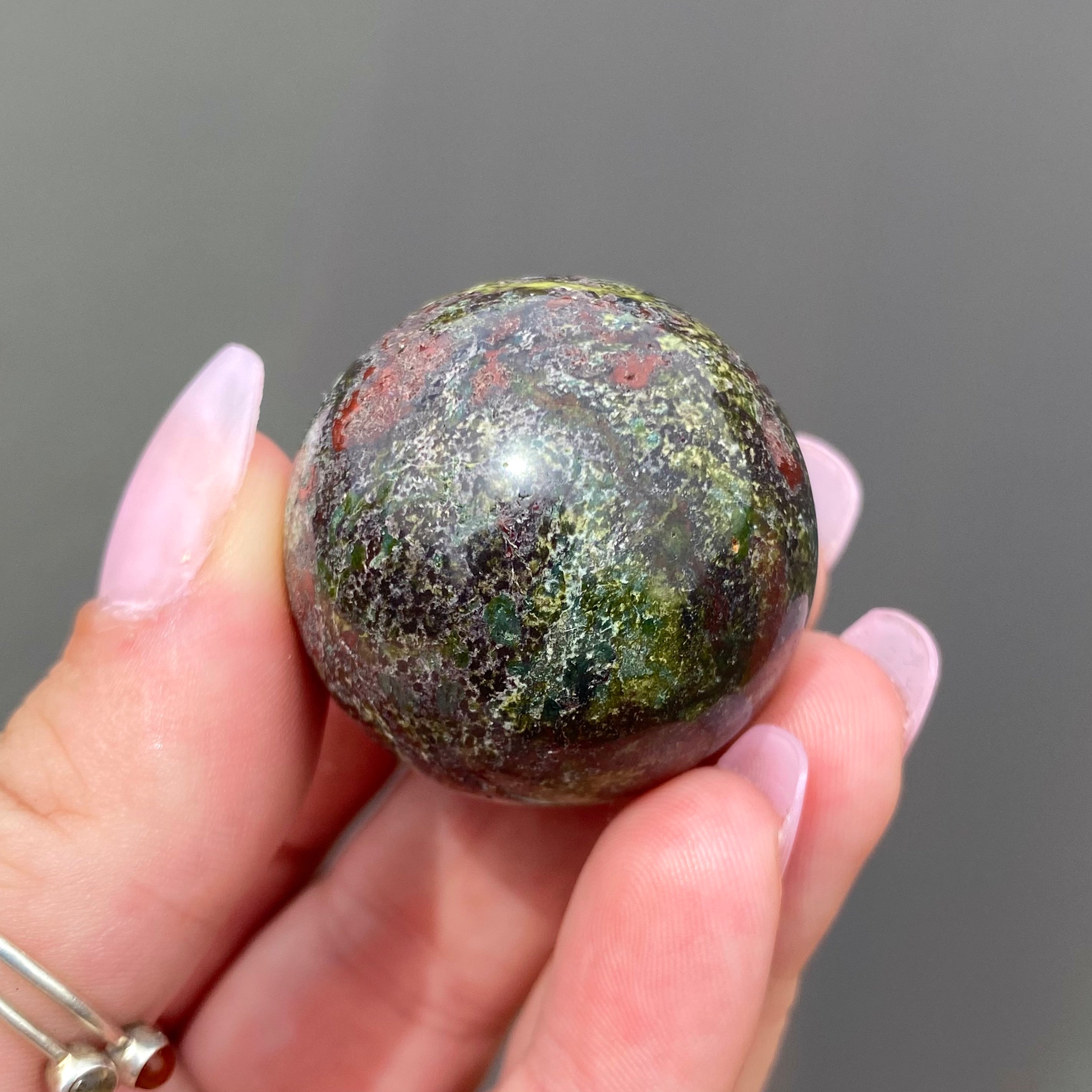 Dragon Bloodstone Sphere