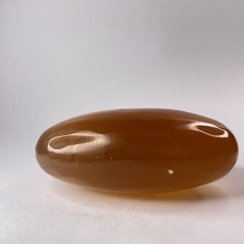 Honey Calcite Palmstone - Ruby's Minerals