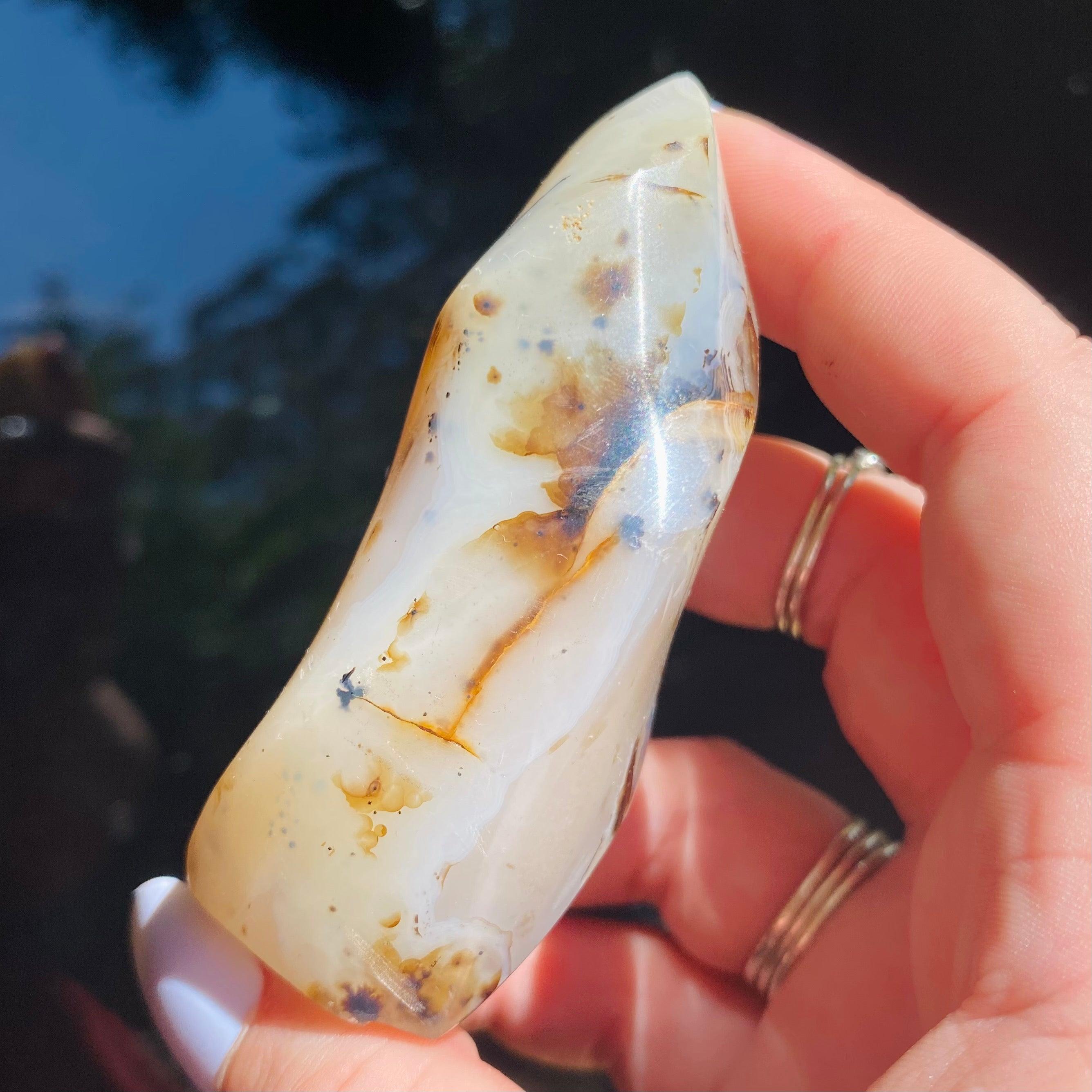 Dendritic Agate Flame - Ruby's Minerals