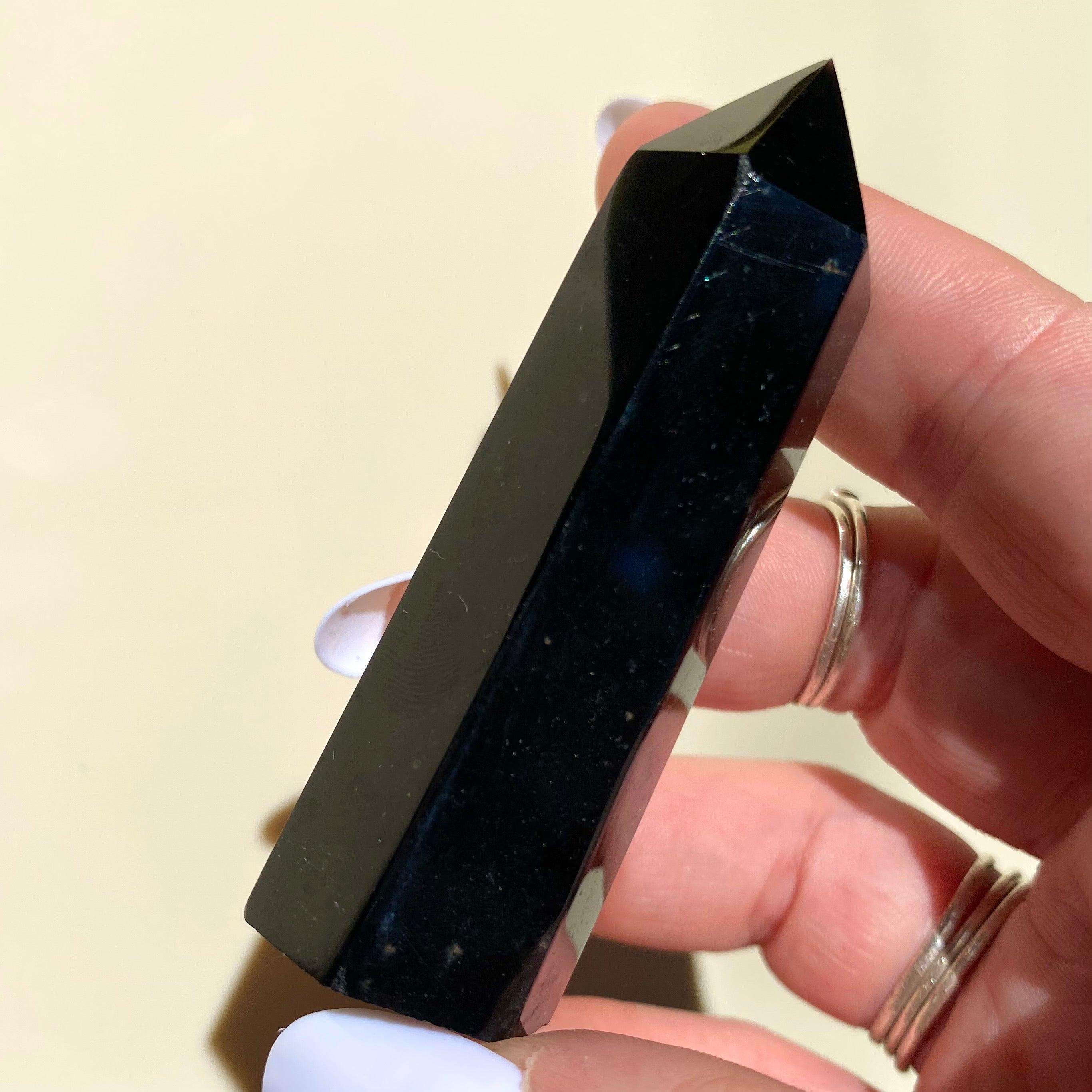 Obsidian Point - Ruby's Minerals