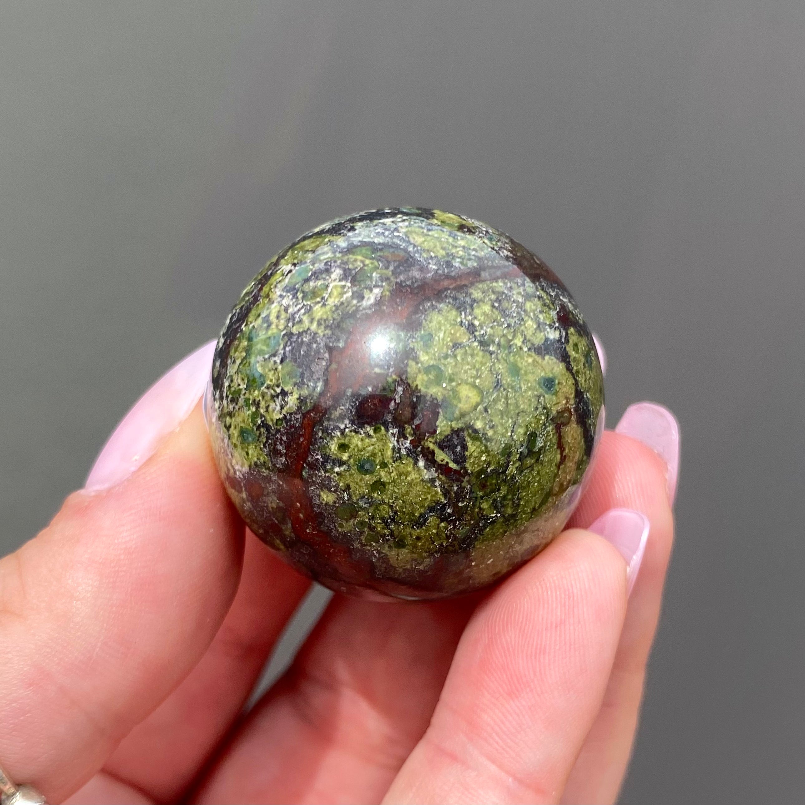 Dragon Bloodstone Sphere