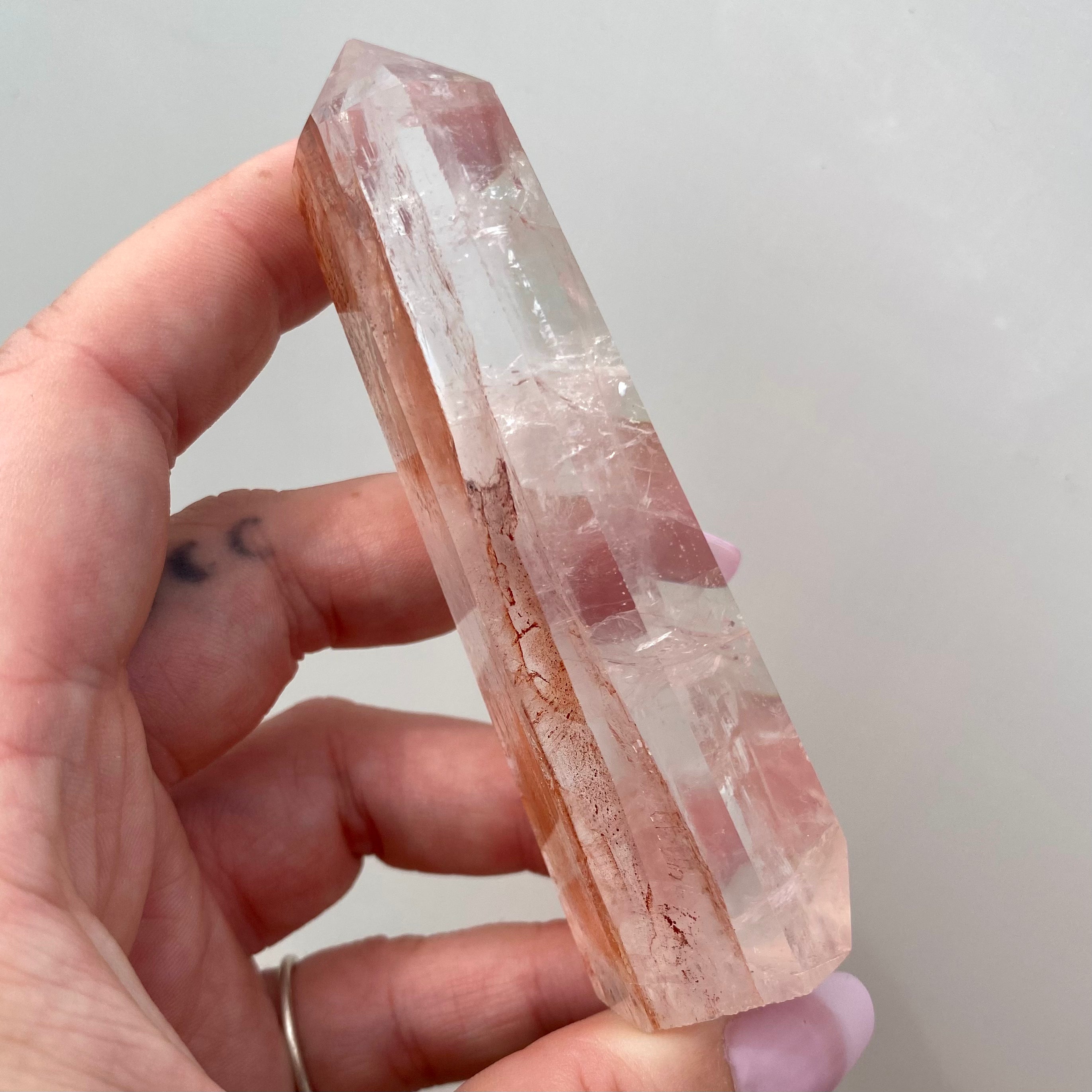 Hematoid Quartz Point