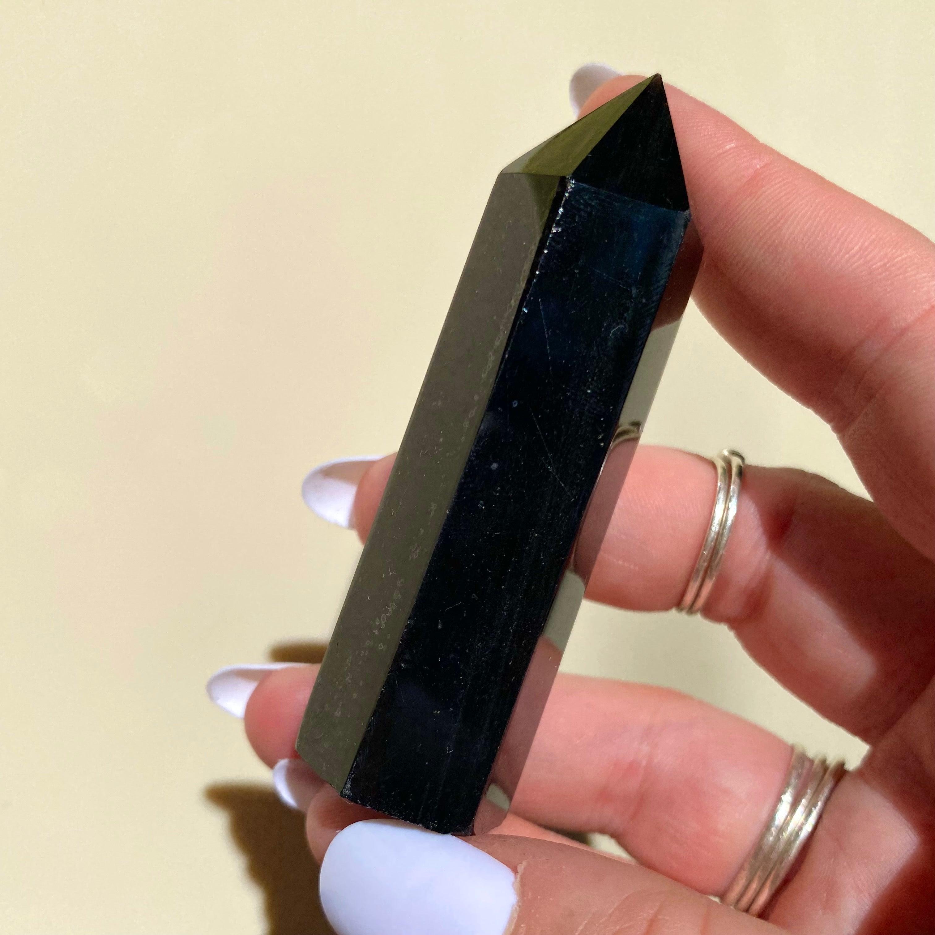 Obsidian Point - Ruby's Minerals