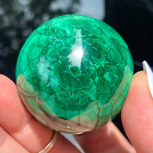 Malachite Sphere - Ruby's Minerals