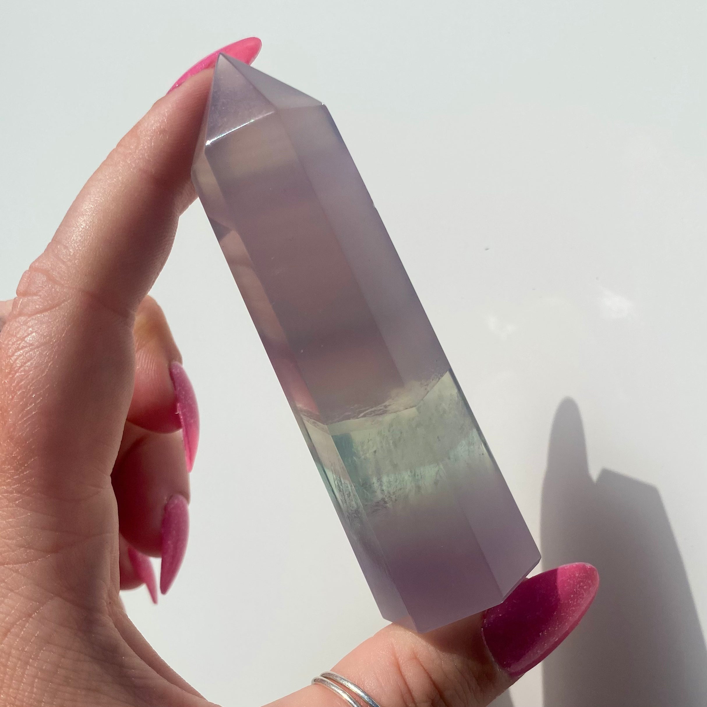 Lavender Fluorite Point