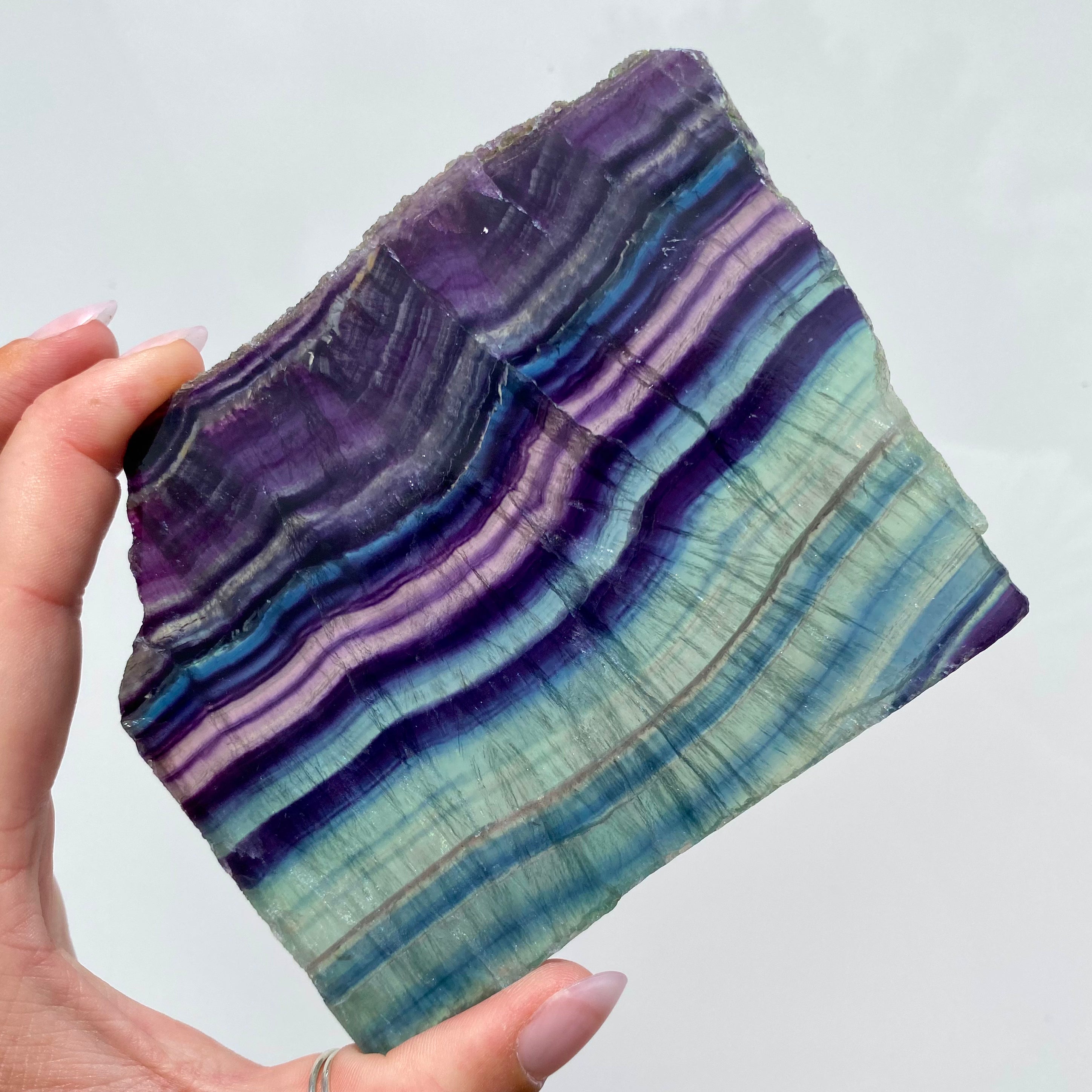 Rainbow Fluorite Slab