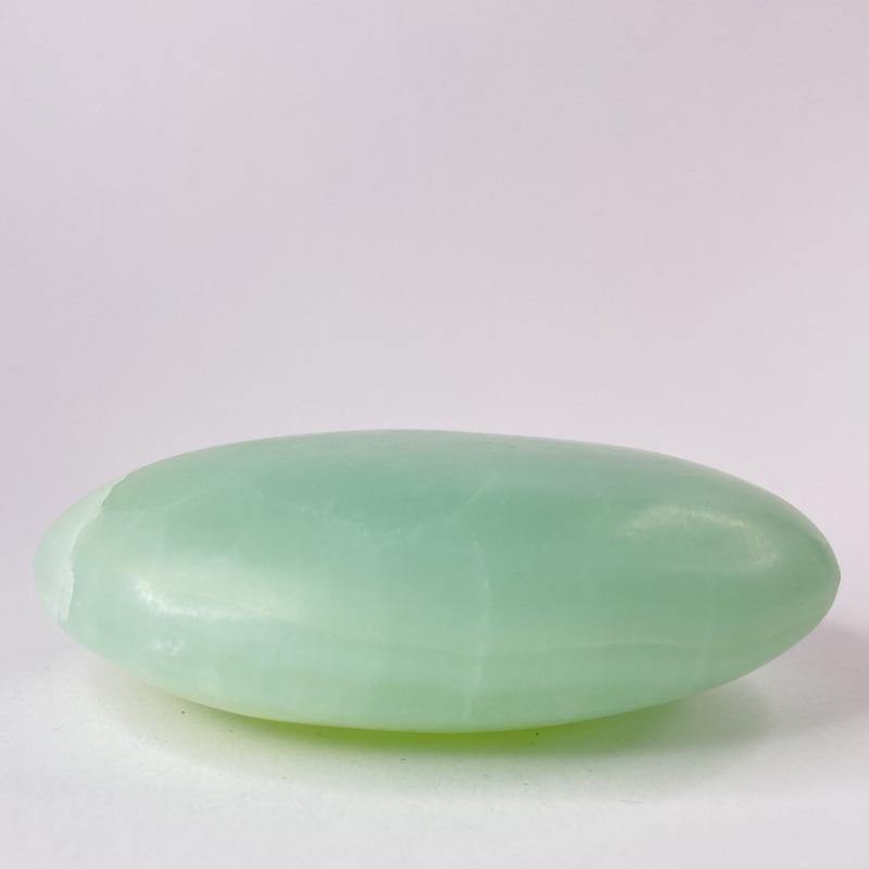 Pistachio Calcite Palm - Ruby's Minerals