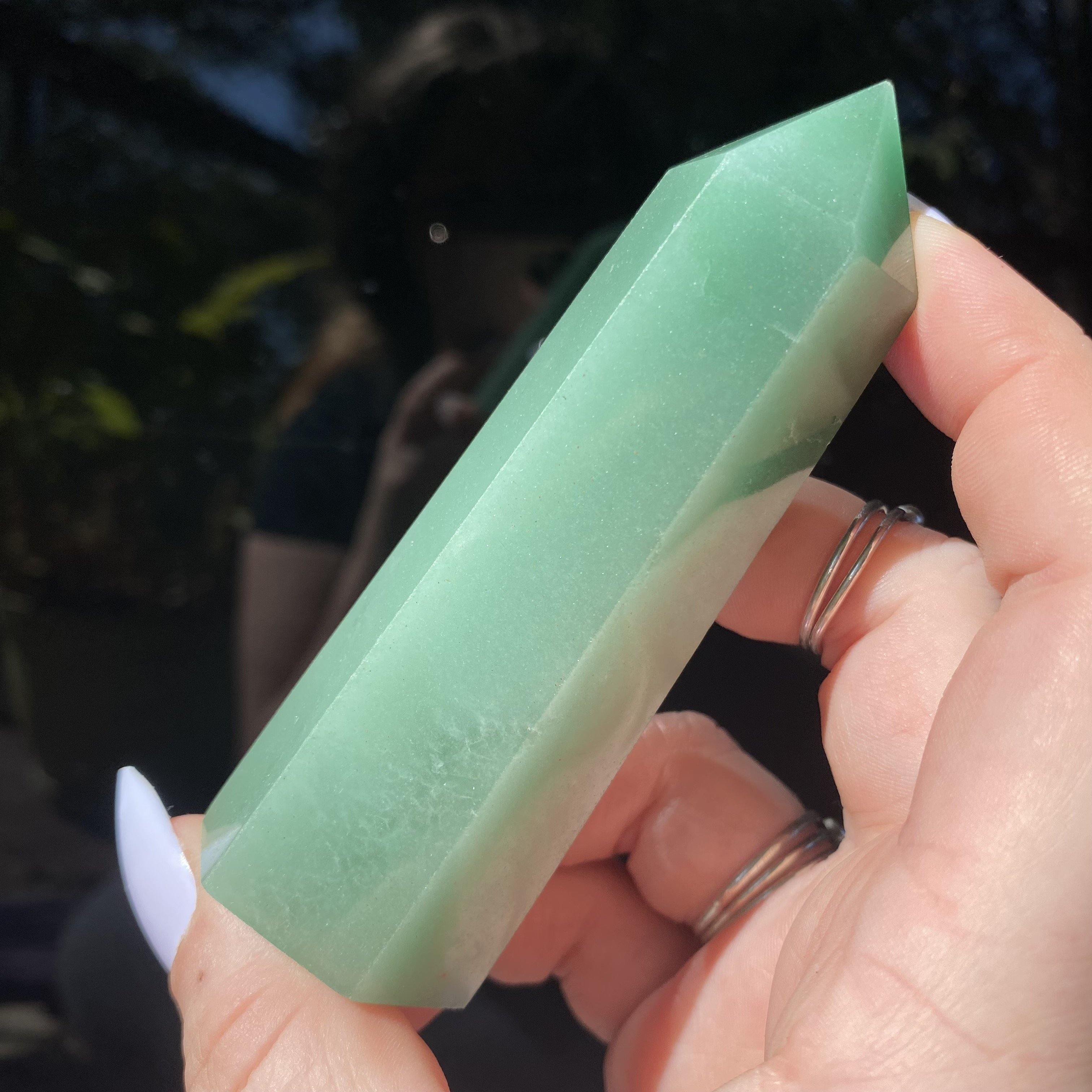Aventurine Point - Ruby's Minerals
