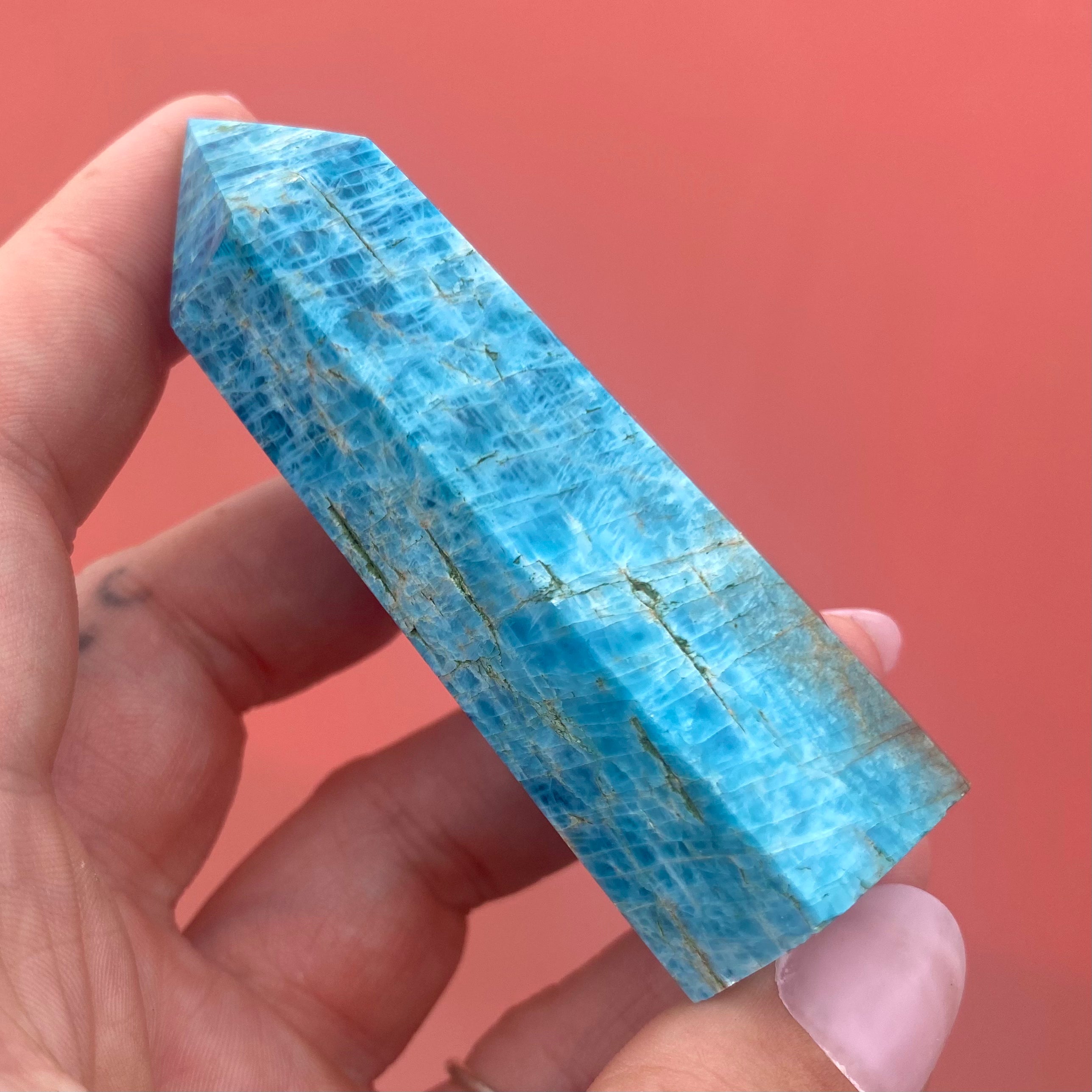 Blue Apatite Point