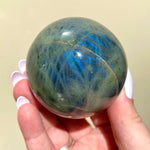 Load image into Gallery viewer, Labradorite Sphere - Ruby&#39;s Minerals

