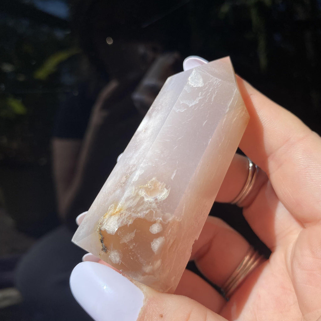 Flower Agate Point - Ruby's Minerals