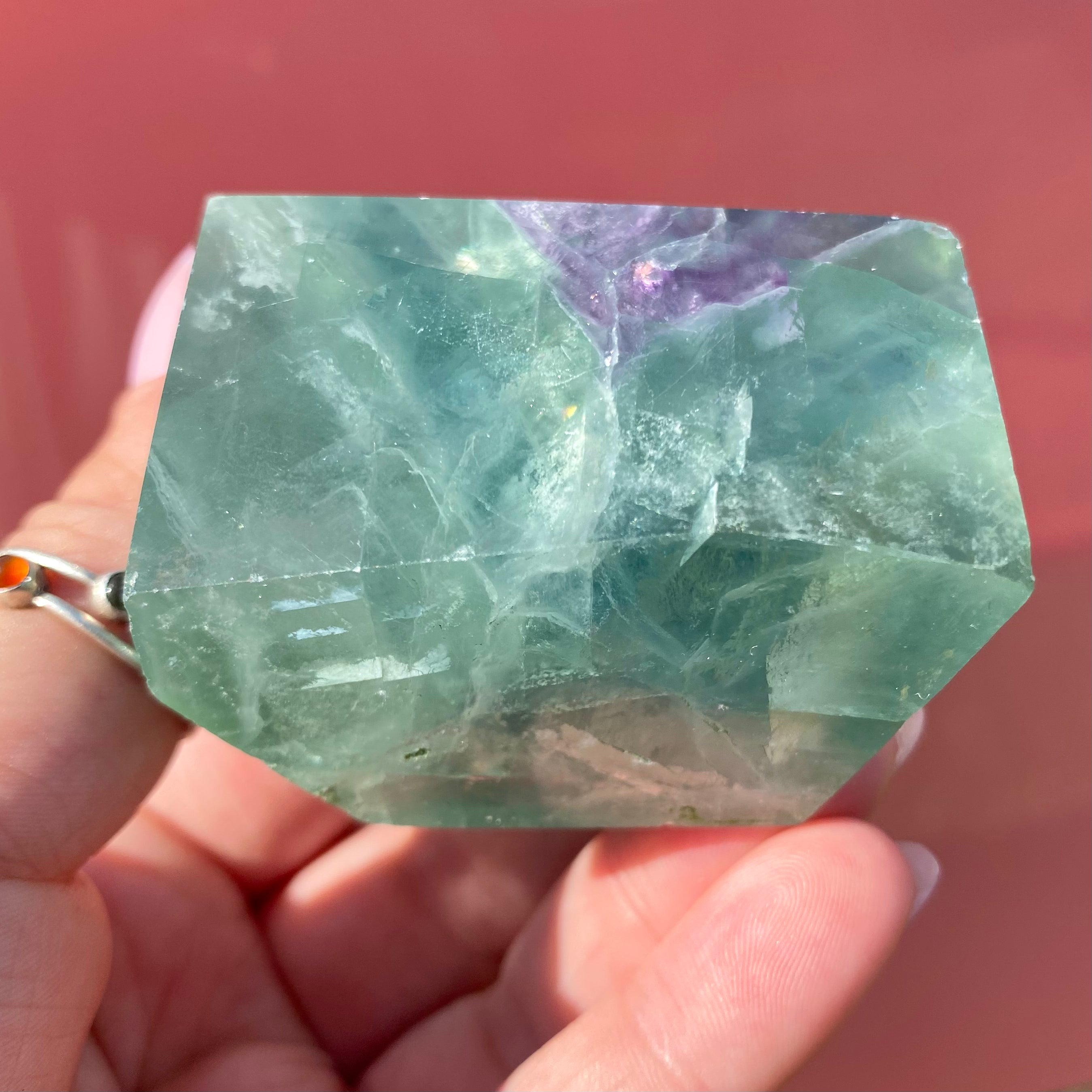 Rainbow Fluorite Freeform