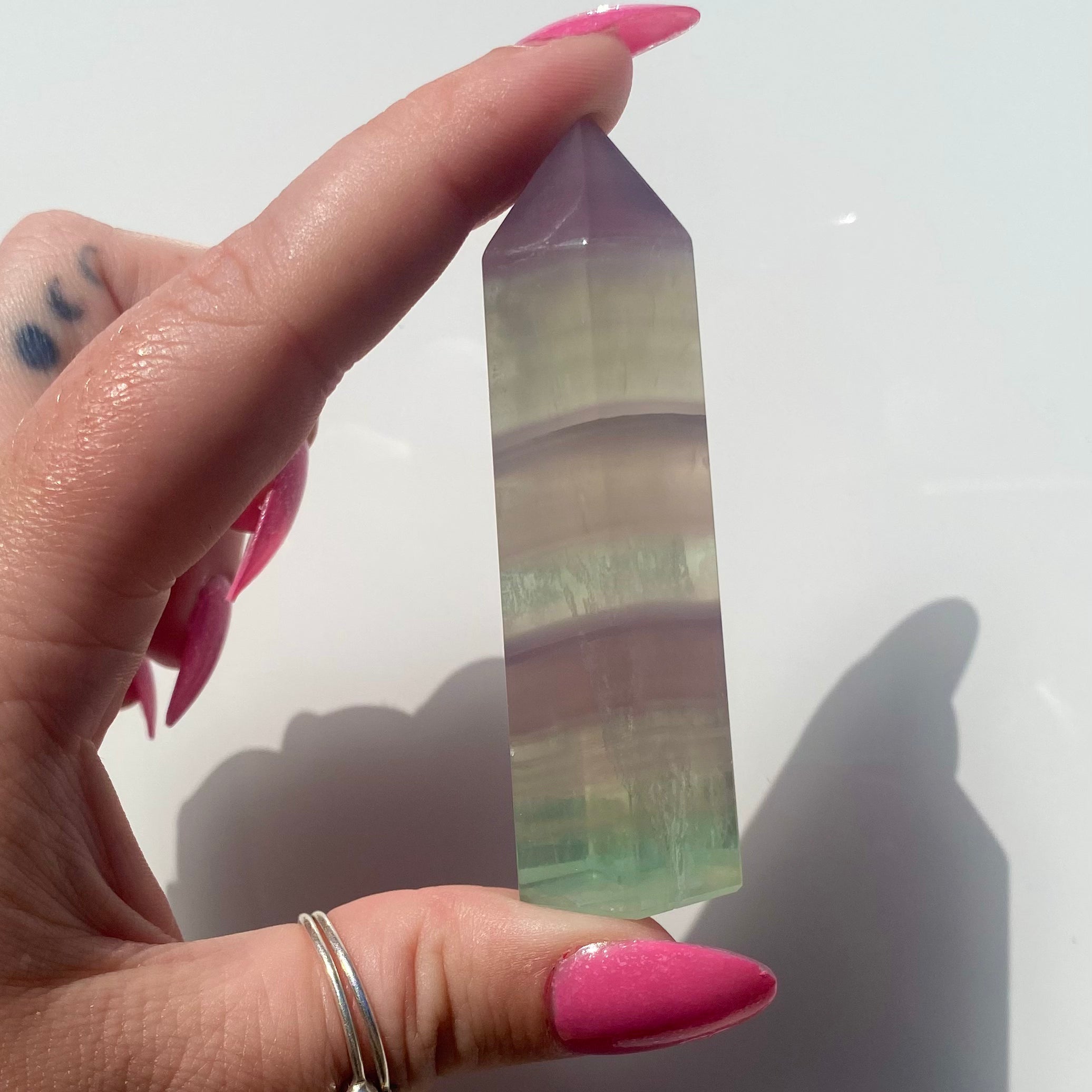 Lavender Fluorite Point