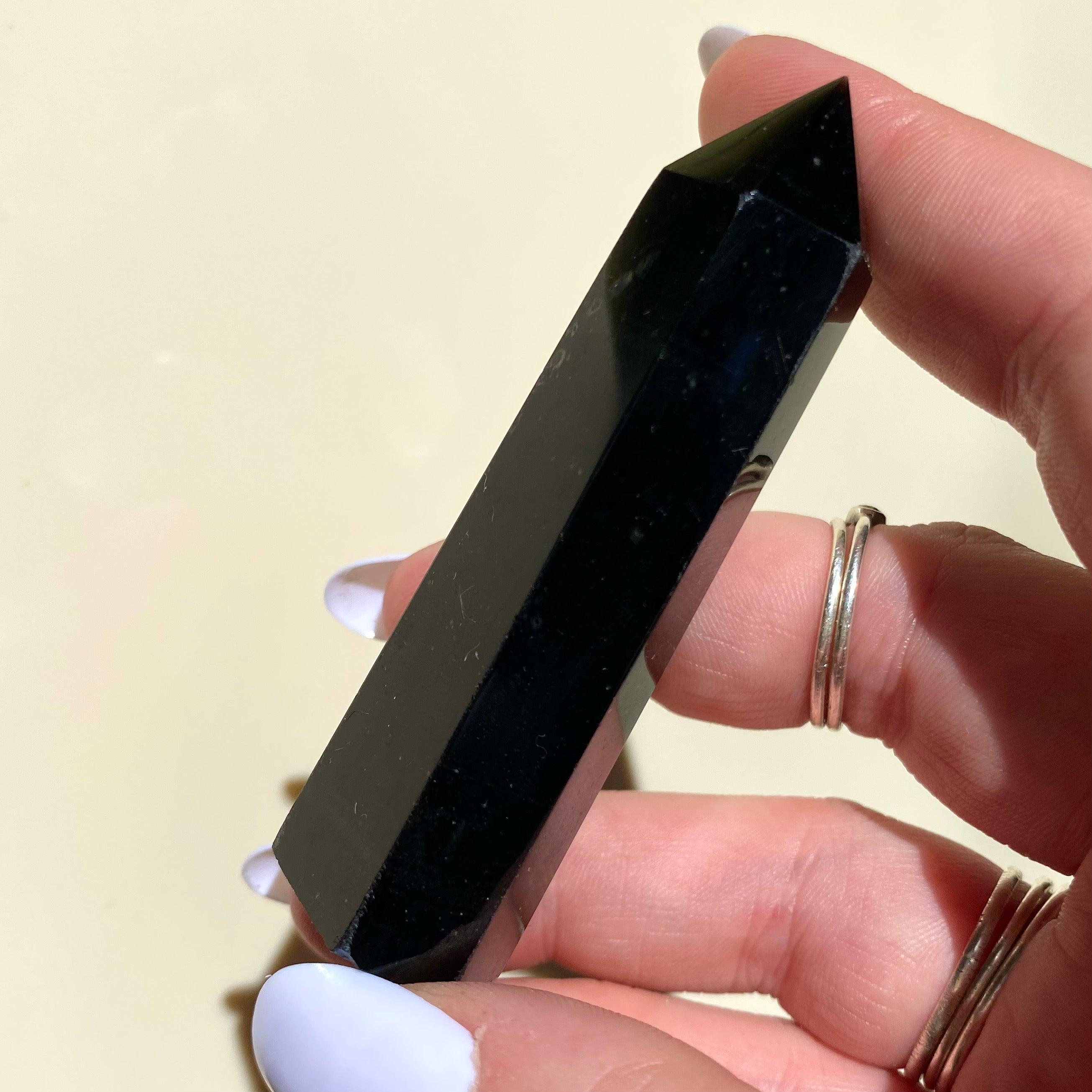 Obsidian Point - Ruby's Minerals