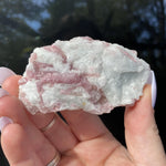 Load image into Gallery viewer, Pink Tourmalinated Quartz - Ruby&#39;s Minerals
