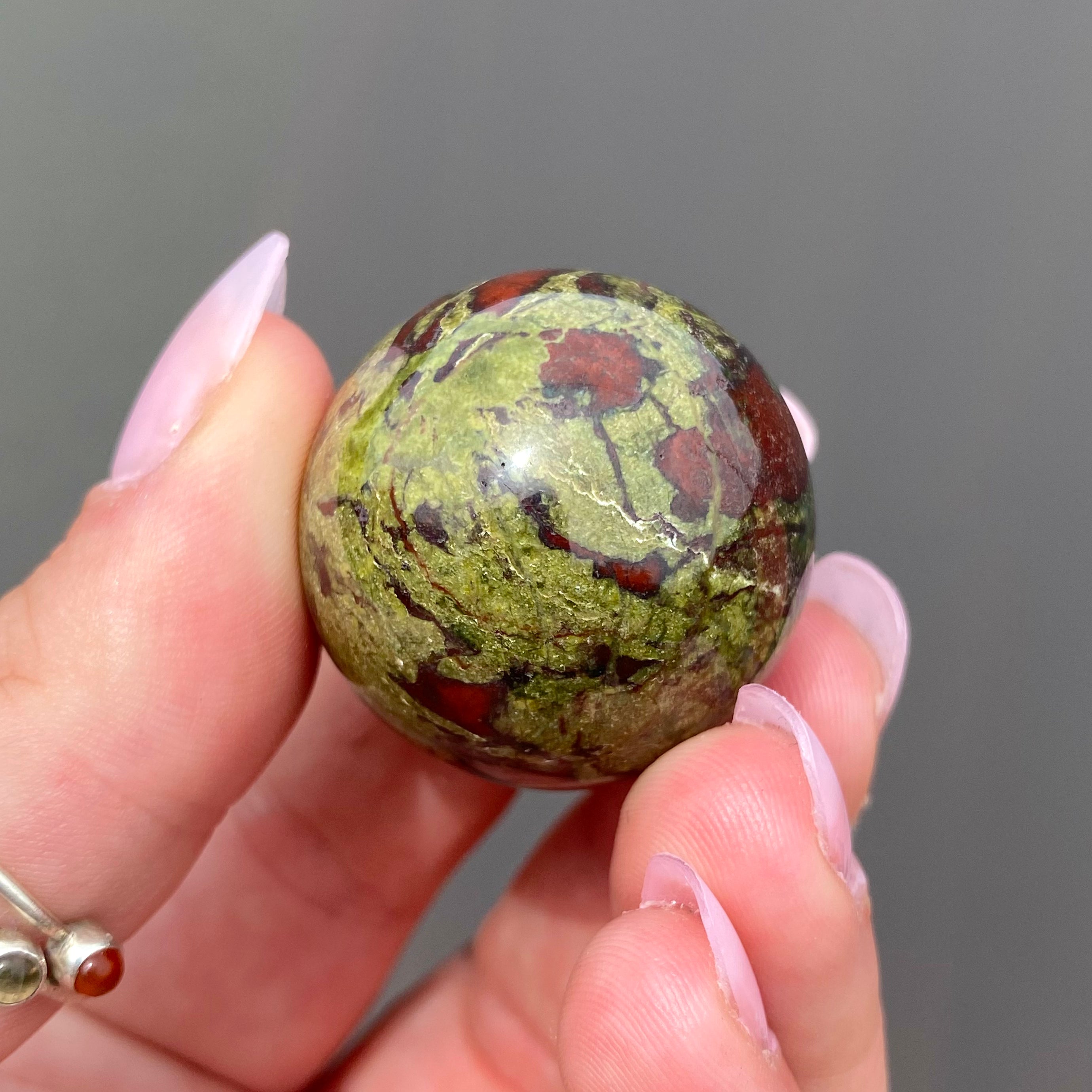 Dragon Bloodstone Sphere