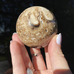 Load image into Gallery viewer, Chocolate Calcite Sphere - Ruby&#39;s Minerals
