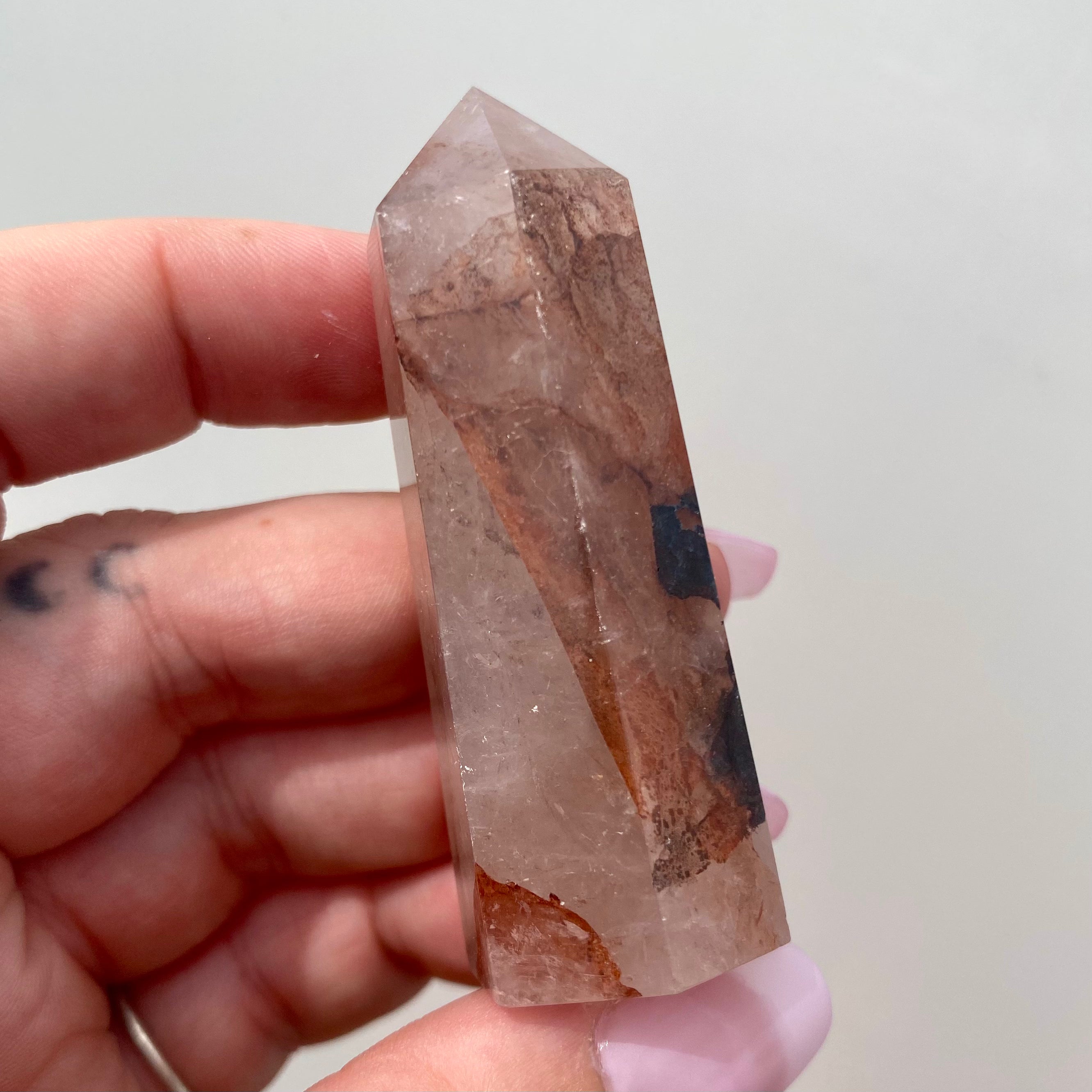 Hematoid Quartz Point