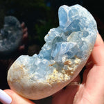 Load image into Gallery viewer, Celestite Cluster - Ruby&#39;s Minerals
