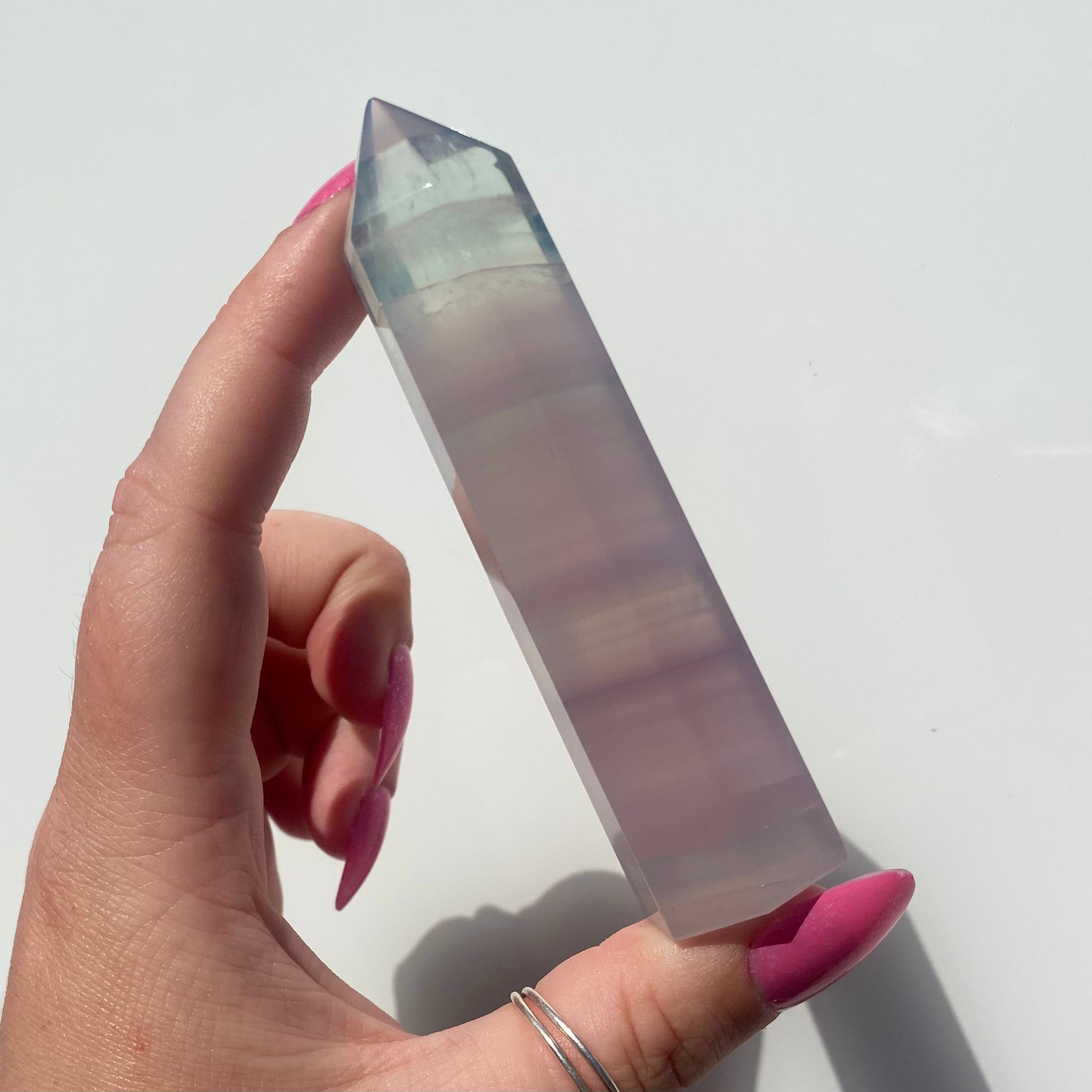 Lavender Fluorite Point
