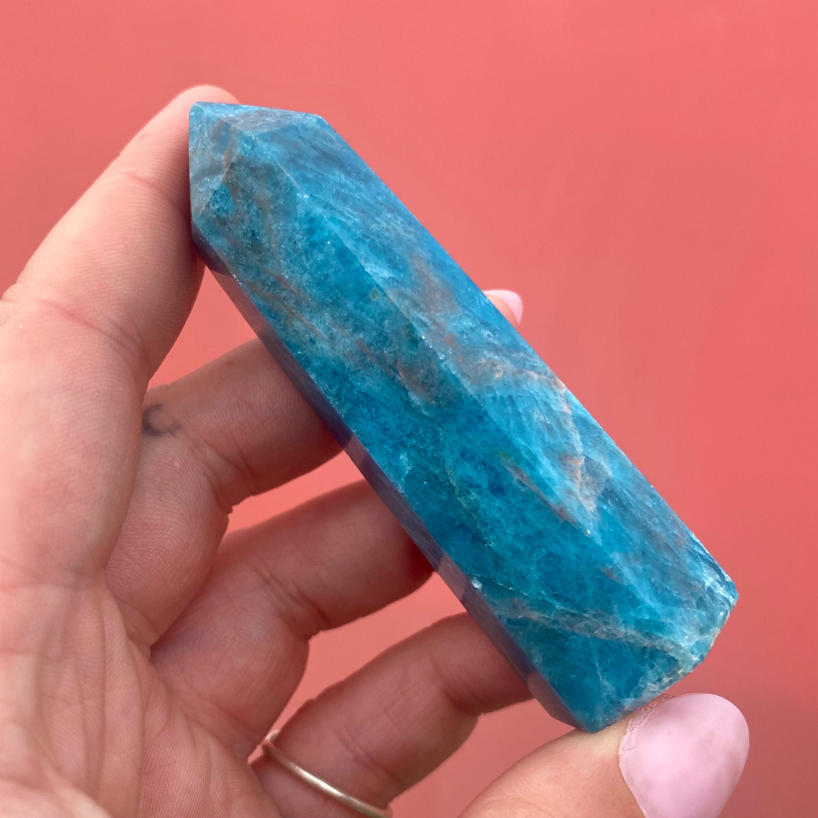 Blue Apatite Point