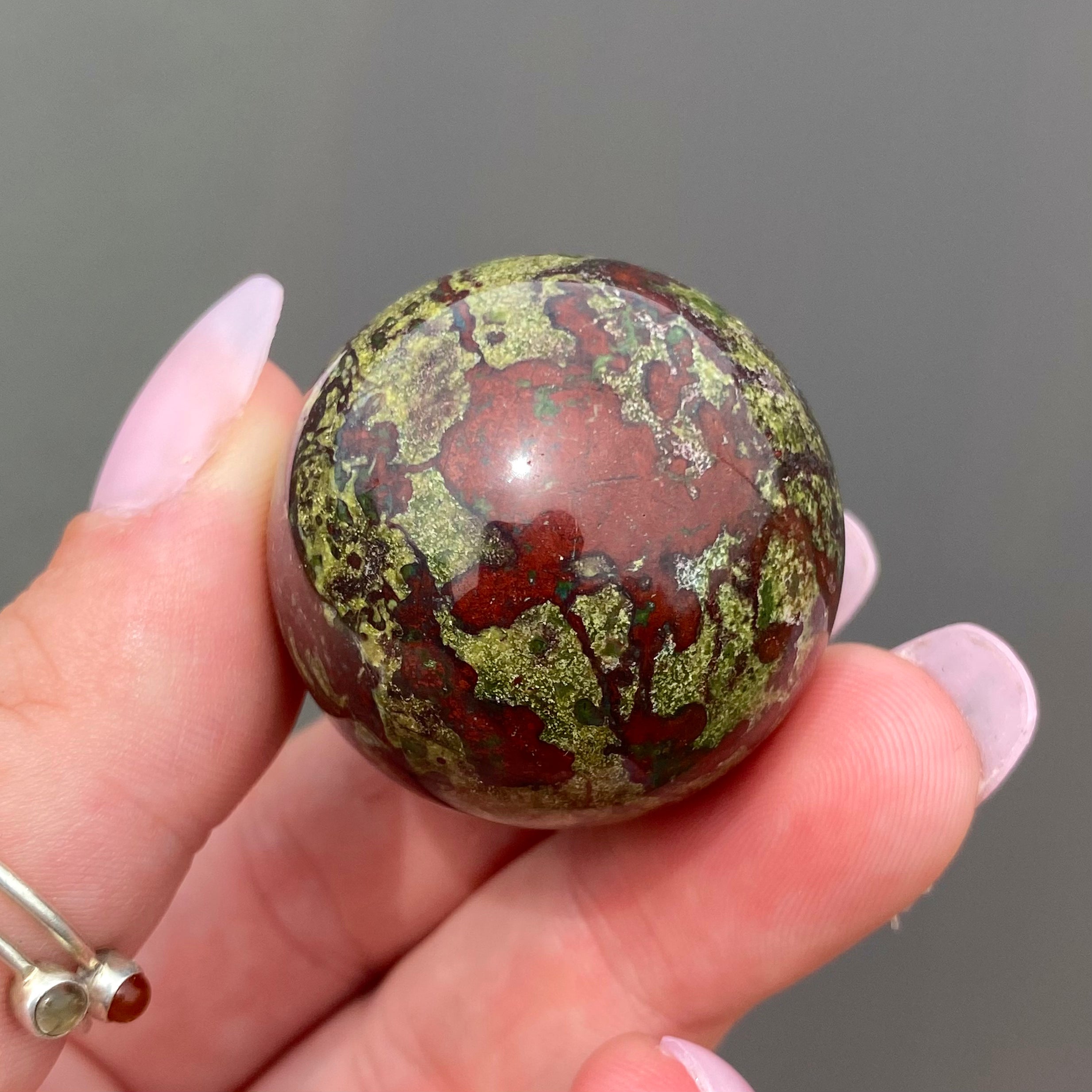 Dragon Bloodstone Sphere