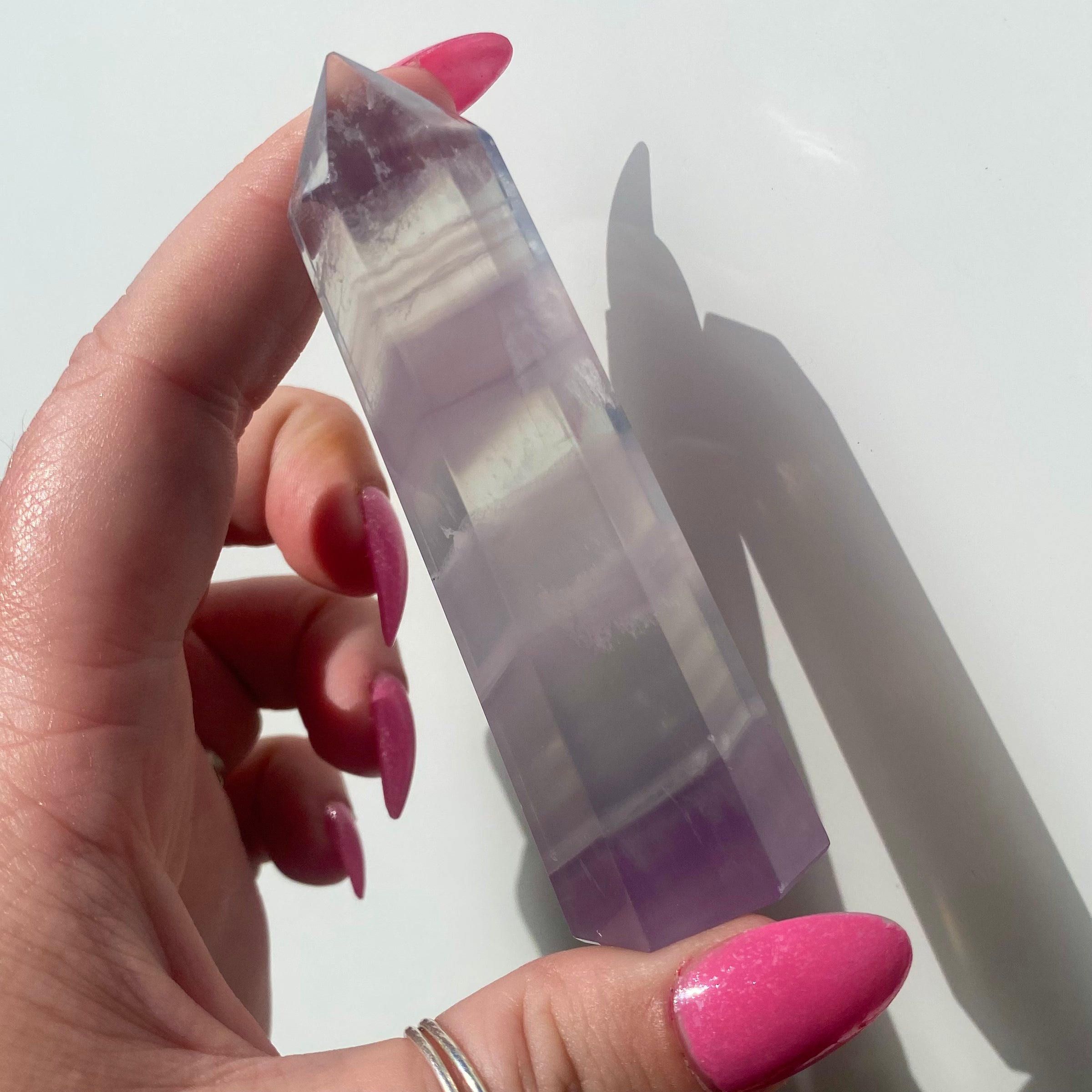 Lavender Fluorite Point