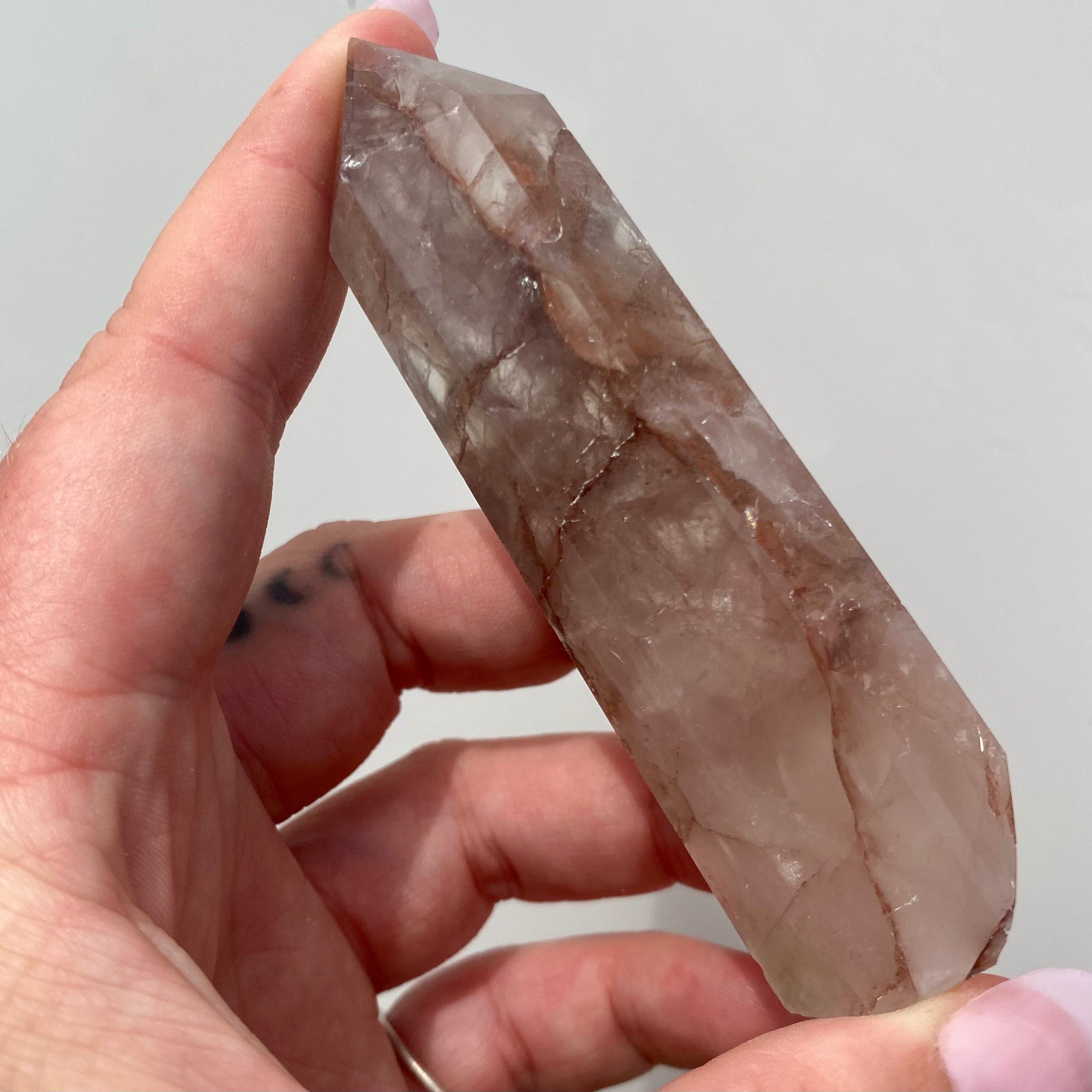 Hematoid Quartz Point