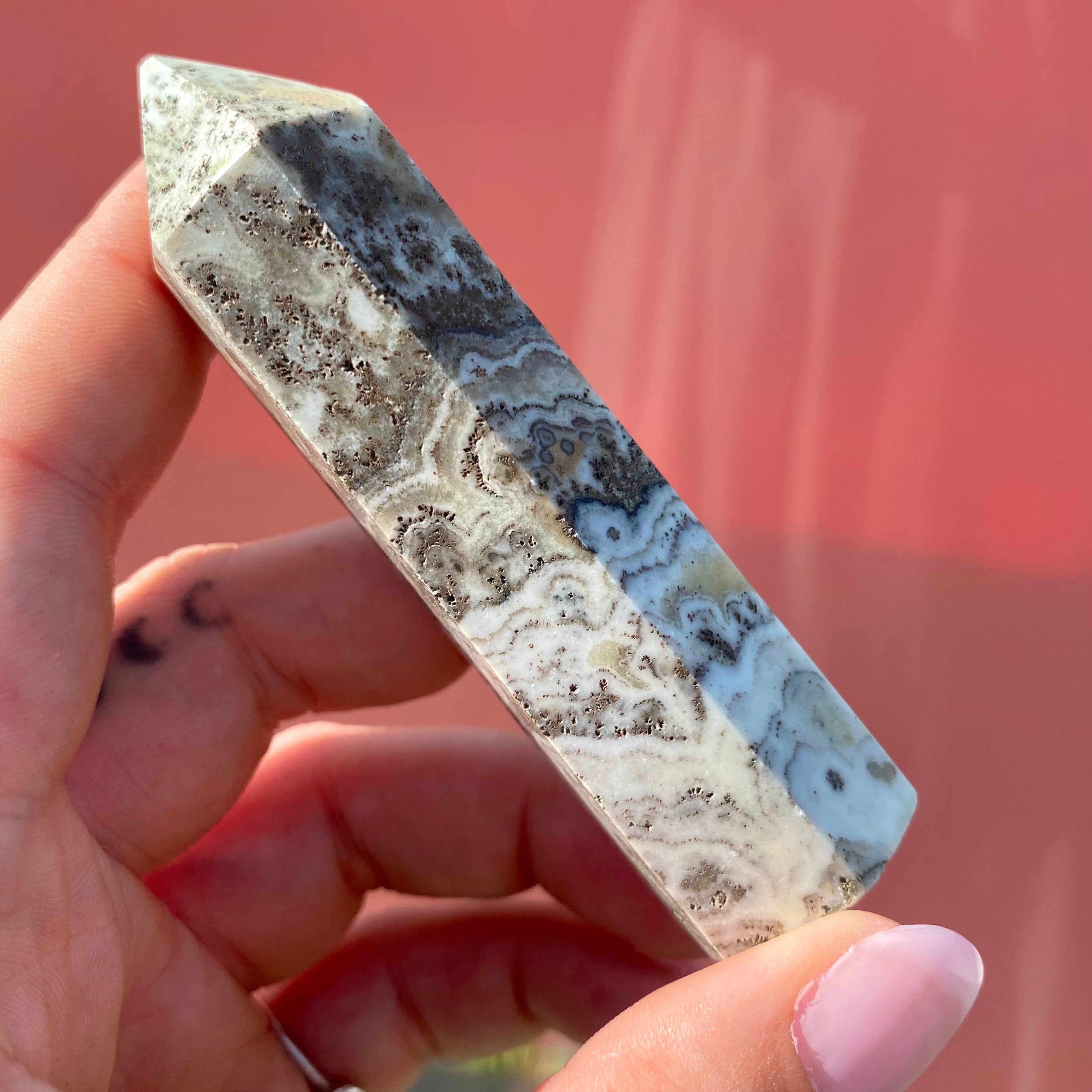 Dendritic Calcite Point