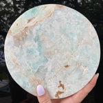Load image into Gallery viewer, Caribbean Calcite Plate - Ruby&#39;s Minerals
