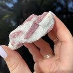 Load image into Gallery viewer, Pink Tourmalinated Quartz - Ruby&#39;s Minerals
